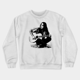 Joan Baez /// Guitar retro Crewneck Sweatshirt